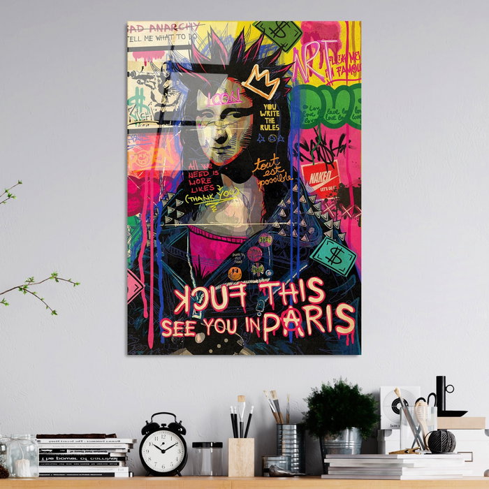 Wallity Cuadro Decorativo de Vidrio Templado Multicolor 70 x 100 cm Wallity Cuadro Decorativo de Vidrio Templado Multicolor 70 x 100 cm